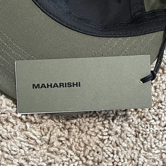 Maharishi Hat Cap Mens One Size Army Green MILTYPE 6-Panel Strapback Made in USA - Picture 8 of 8